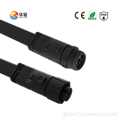 M16 Metal Nut Round Waterproof Connector M16 DP-02 Waterproof connector with Nylon nut Factory